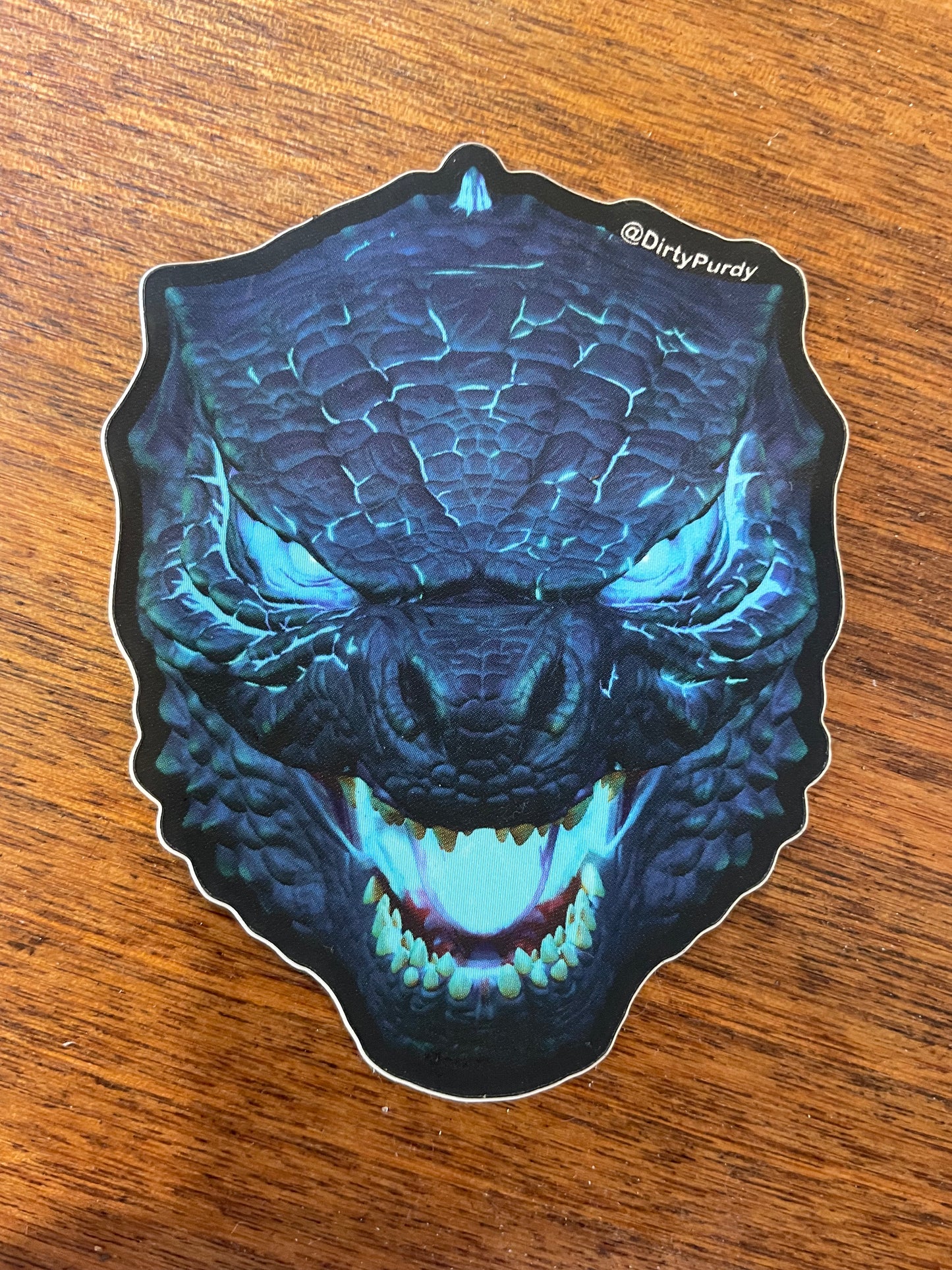 Gordita Charged Blue Sticker